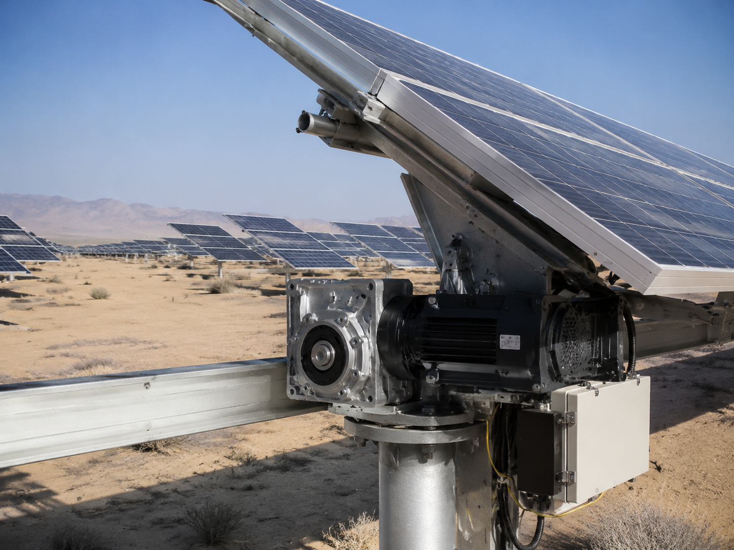 Solar Trackers – Single & Dual-Axis