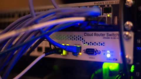 Network switch with patched connections