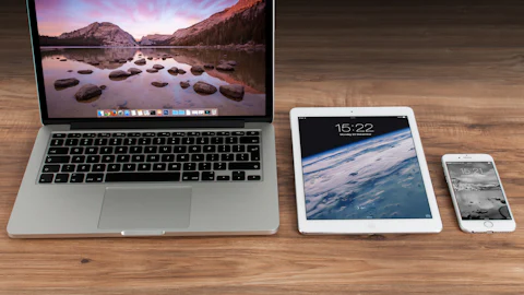 The same site on a laptop, tablet and phone