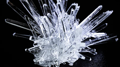Natural mineral crystals